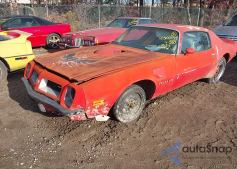 1970 Pontiac Firebird from USA, damaged, VIN 2V87Y4N101395